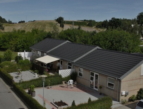 Nyt Decratag monteret på en Andelsboligforening i Søften ved Aarhus.