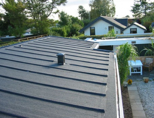 Nyt tagpapliste-tag i Strøby.