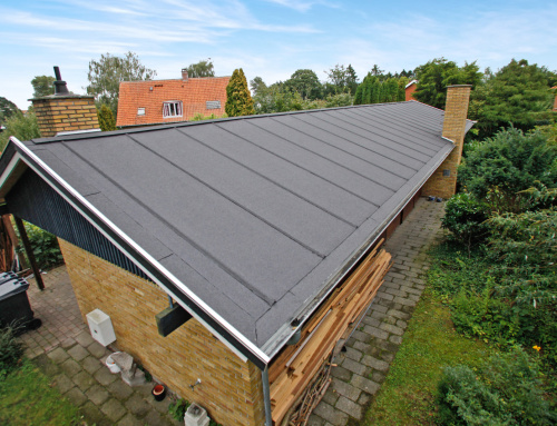 Nyt tag med tagpaplistedækning i Rødovre