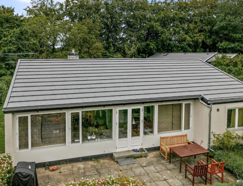 Nyt Quadrotag blev monteret på villaen i Solrød Strand