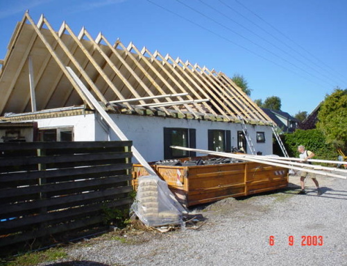 Opretning eller forhøjning af spær