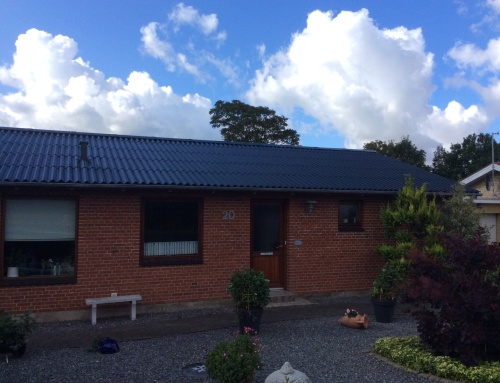 Villaen i Roslev fik renoveret det eksisterende tag.