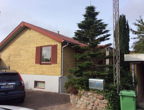 Villaen i Svendborg fik renoveret det eksisterende tag.