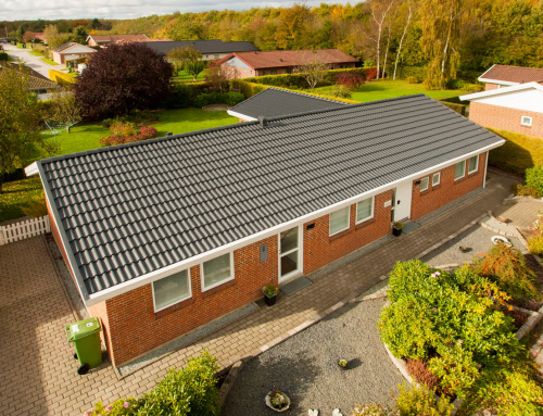 Huset i Tranbjerg fik renoveret det gamle betontegltag.