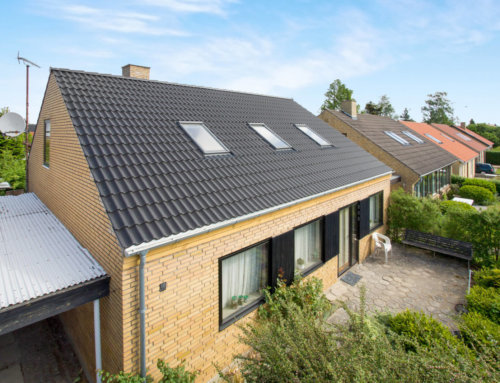 Sort betontegltag i Hvidovre