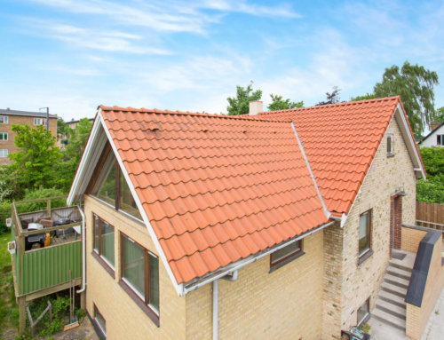 Nyt tegl tag på villa i Rødovre