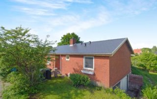 Jydsk Tagteknik Skifereternit på rød murstensvilla