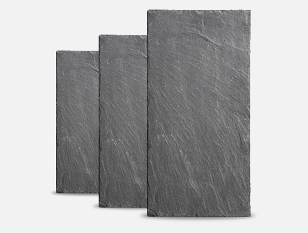 Sorte naturskifer plader