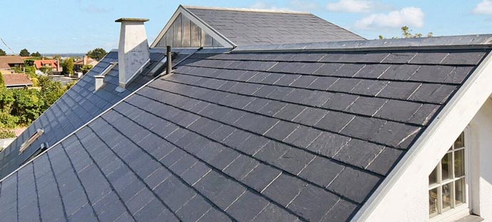 Naturskifer i på hvis villa i Charlottenlund